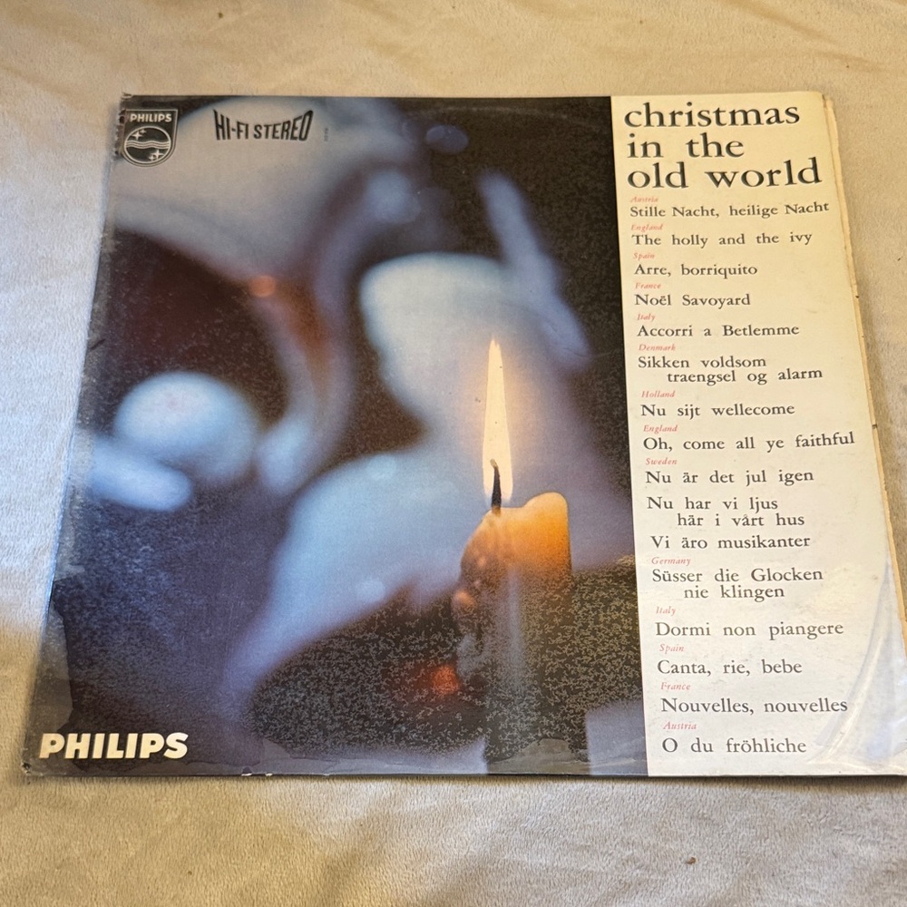 Philips Christmas in the Old World Vinyl Record